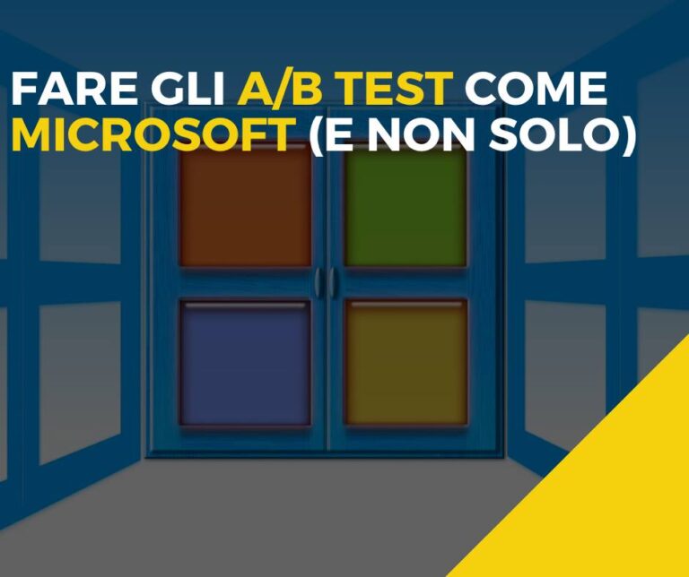 Foto di copertina dell'articolo sull'A/B testing